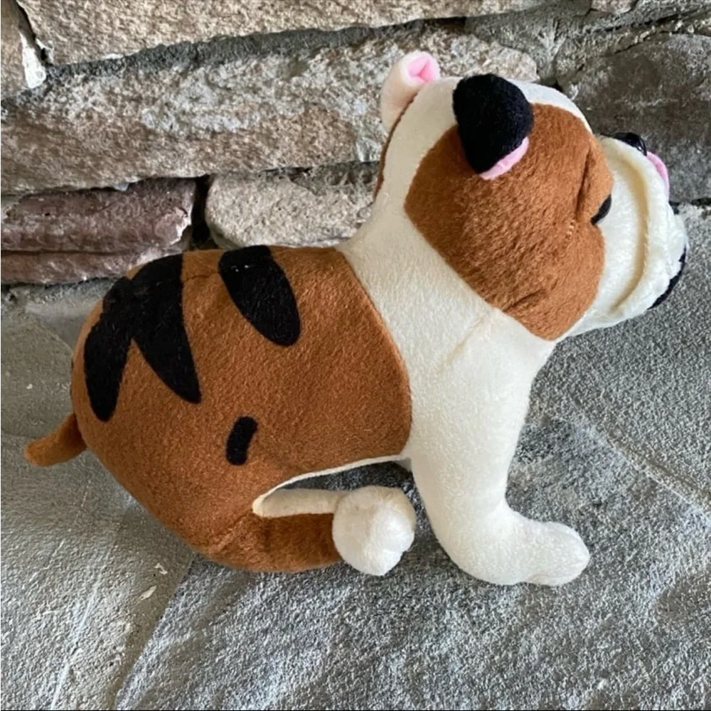 RARE Mitchell Gold + Bob Williams Lulu Bulldog Mascot Plush Dog Stuffed Animal - Picture 4 of 9